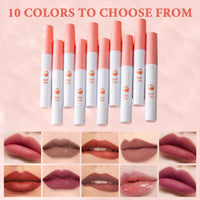 LINXINS Lana Del Rey Lipstick, Matte Lipstick Sets for Women Long Lasting Plumping Lip Gloss 10 PCS High Pigmented Velvety Waterproof Natural LipStick Makeup Gifts Set