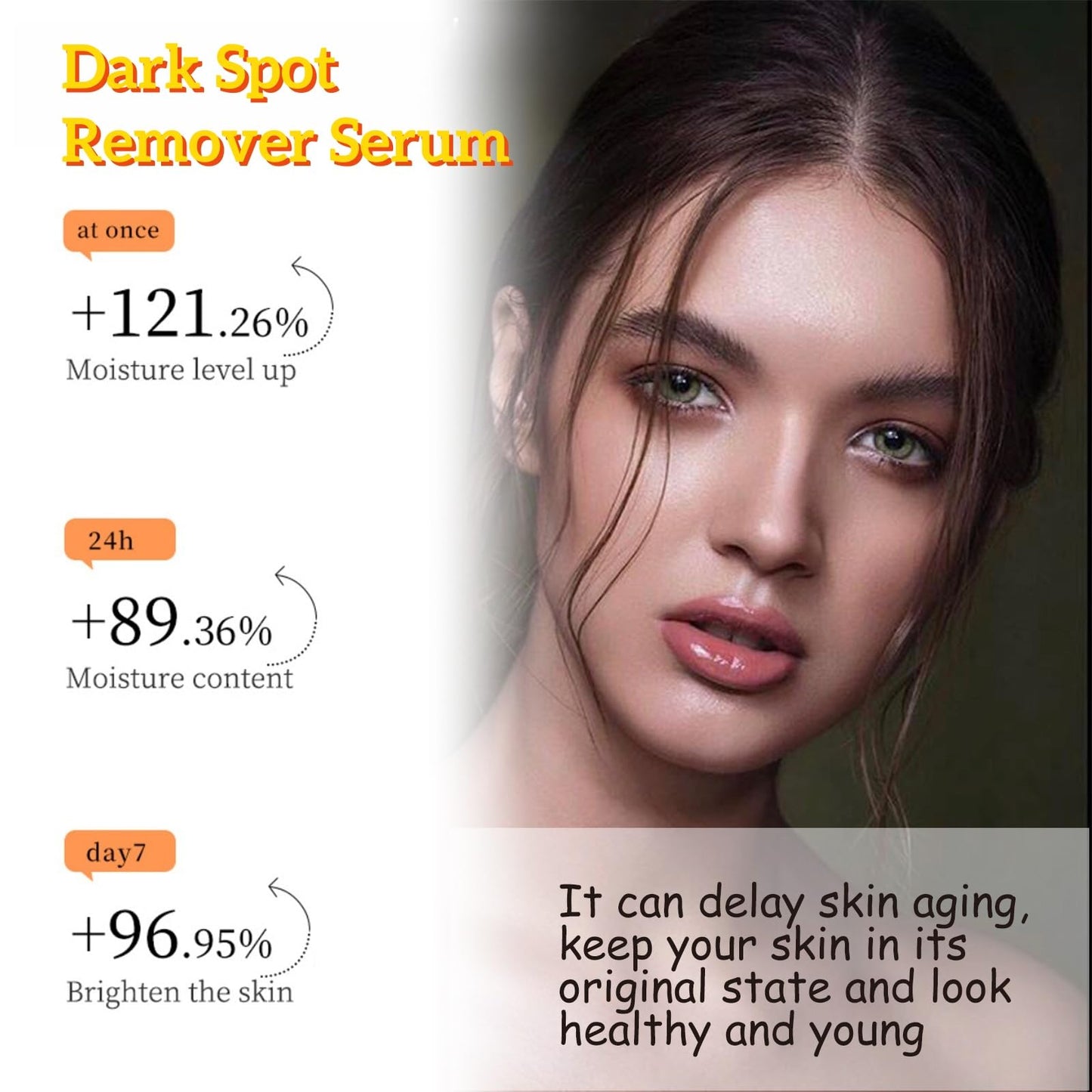 Fankayi Dark Spot Remover Serum,Dark Spot Correcting Glow Serum,Turmeric Serum for Face,Se-rum for Skin Lightening,Fa-ce Se-rum for Women,Anti Wrinkle Face Cream,Hydrating Seru-m,Brightening Ser-um