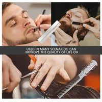 MFCGHXR HAIRDRESSING THINNING RAZOR HAIR CUTTING STYLING TOOL HAIR SHAPER THINNING LAYER HAIR CUTTING RAZOR COMB Hair Razor Comb Hair Cutter Comb