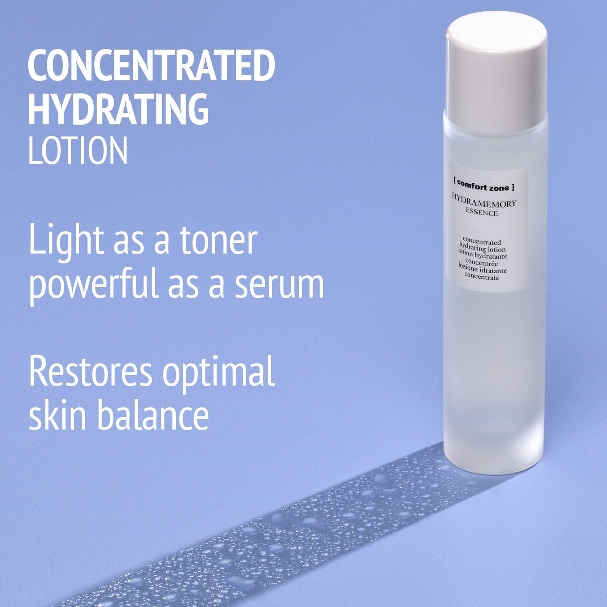 Comfort Zone Hydramemory Essence Concentrated Hydrating Solution, 100 ml