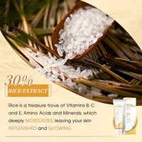 TBeautfave Rice Sunscreen SPF 50+, Relief Sun Rice + Probiotics SPF 50 + Sun Cream, Moisturizing Suncream Factor 50 for Face Body, Korean Sunscreen for Dry Sensitive Skin, No White Cast, 50ml