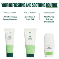The Body Shop Aloe Multi-use Soothing Face & Body Gel (1x 200ml), Hydrating Aloe Vera Gel for Sensitive Skin, 98% Natural Origin Ingredients, Vegan & Fragrance-Free