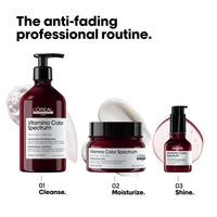 L'Oréal Professionnel Vitamino Color Spectrum Rinse Off Hair Mask 250ml, For Coloured Hair, With Ferulic Acid + Citric Acid, Stronger & Smoother Hair, Conditioner Treatment