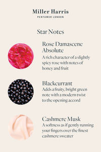 Miller Harris Rose Silence Hand and Body Lotion 300ml – Shea Butter, Argan Oil, Glycerin, Aloe Vera & Vitamin B5 | Soft & Delicate Rose Scent for Gentle Cleansing