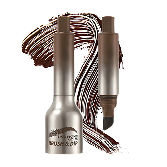 Liftique Instant Brow Brush,Beauty Brow Liquid Eyebrow Pen for Women Angled Brush Eyebrow Pencil Long Lasting Waterproof Anti Smudge Multi purpose Create Natural Eyebrow Shape (Gray Brown)