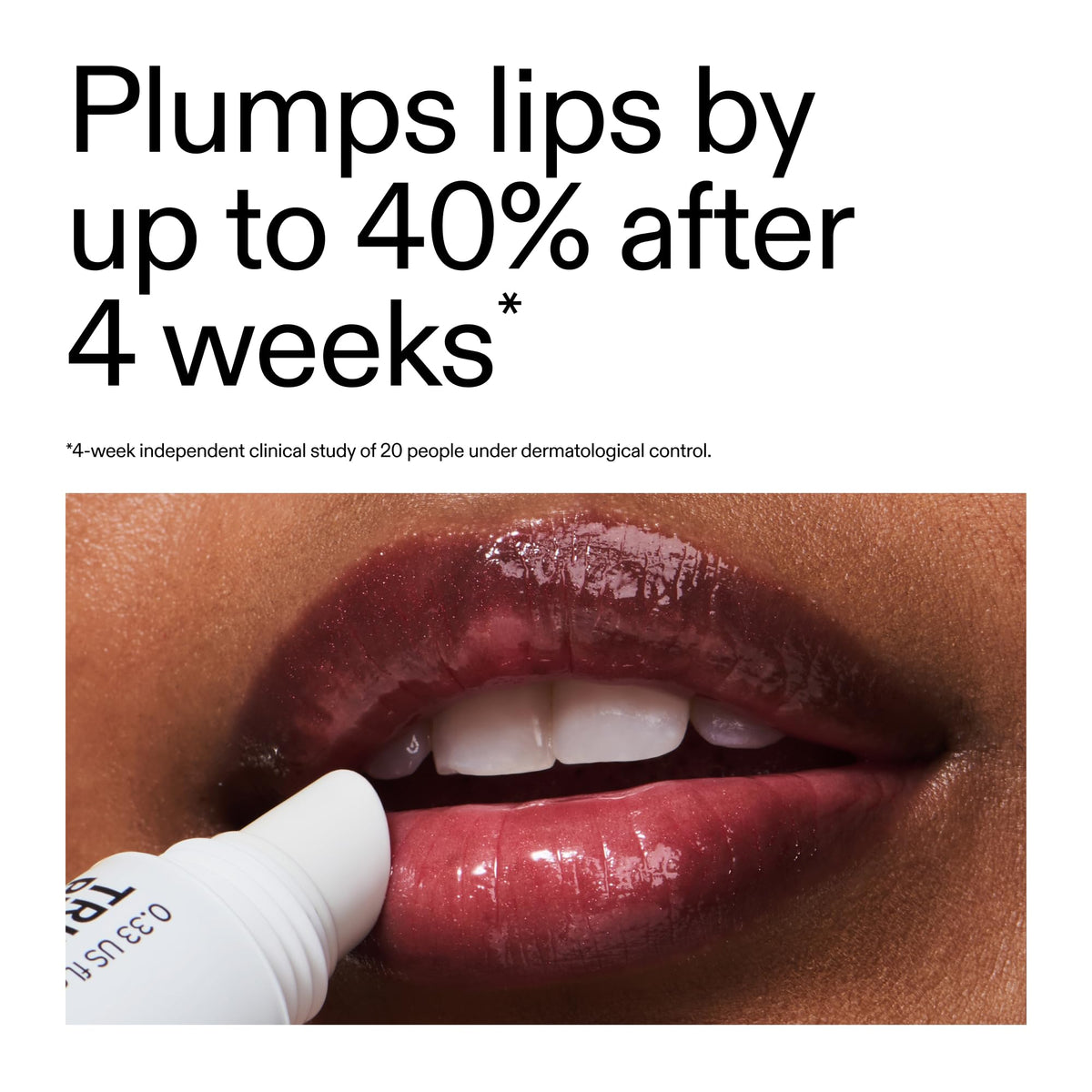 The INKEY List The Inkey List Tripeptide Plumping Lip Balm 10ml, Clinically Proven Plumping Tinted Lip Care, Hydrates Dry Cracked Lips, Vegan & Cruelty Free, Berry Tint