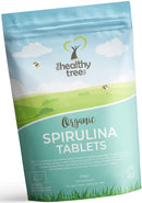 Organic Spirulina Tablets - High in Amino Acids, Chlorophyll, Protein, and Calcium - UK Certified Organic Easy Swallow Spirulina Tablets by TheHealthyTree Company - 300 x 500mg (300g)
