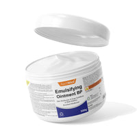 AactiMed Emulsifying Ointment – 500g for Skin Moisturiser & Soap Substitute or Bath Additive
