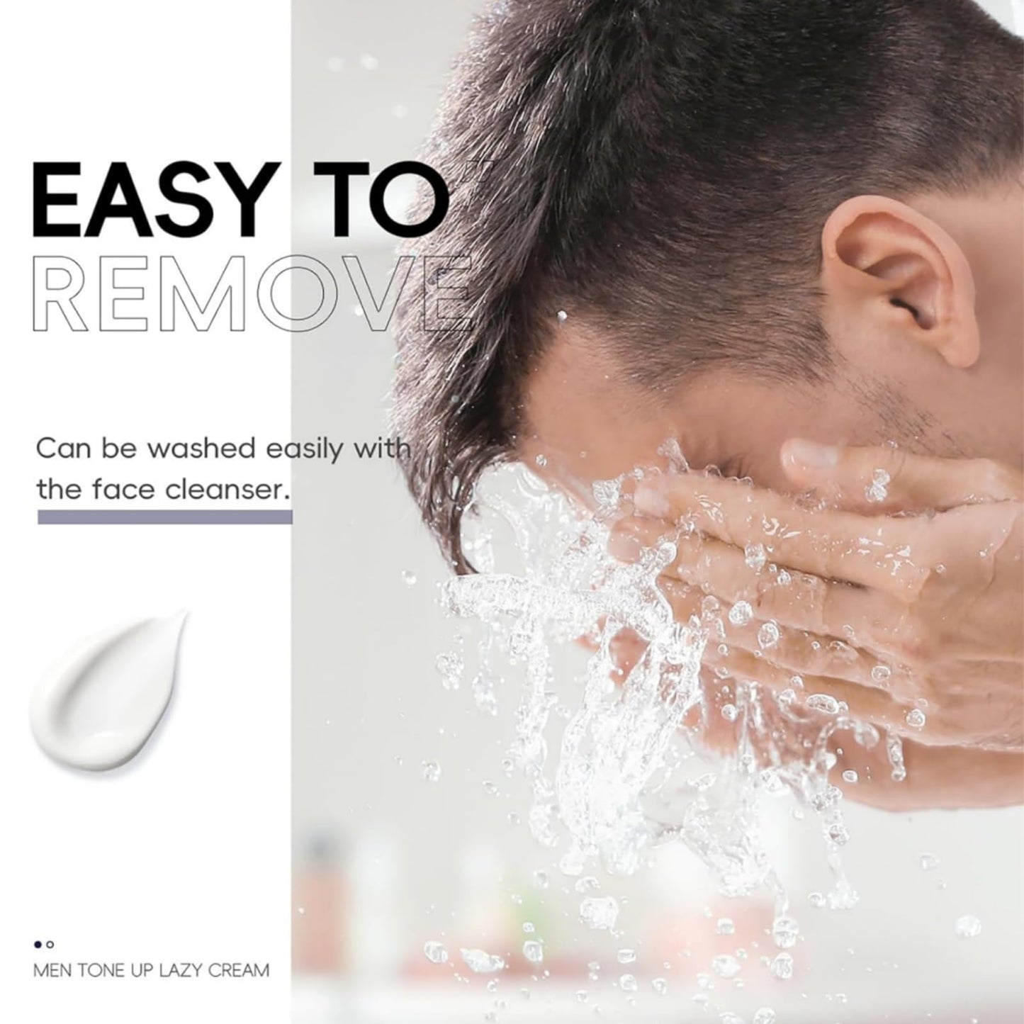 Men's BB Cream Foundation,Concealer For Men,Mens Tinted Moisturiser Face,Mens Concealer,Face Cream To Balance Skin Tone & Daily Use,Colour Corrector & Moisturizer,Strong Coverage,Easy Application