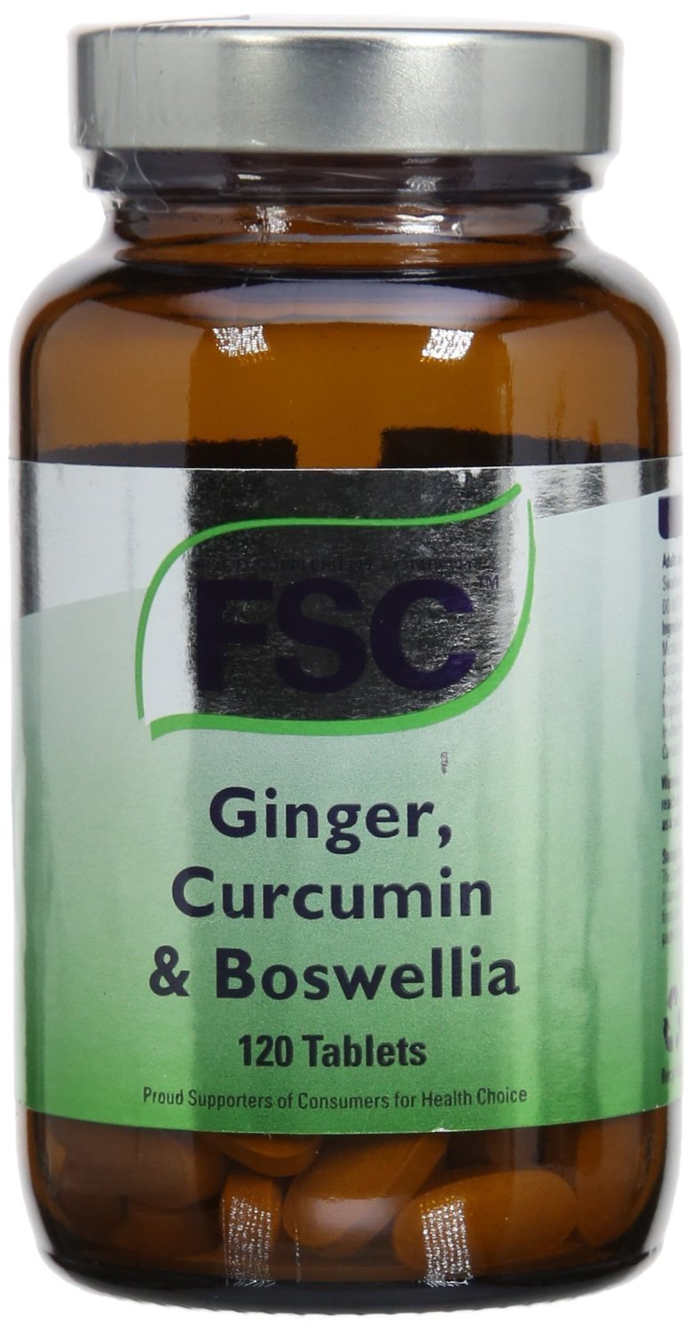 FSC Ginger Curcumin & Boswellia 120 Tablets