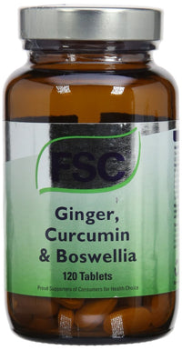 FSC Ginger Curcumin & Boswellia 120 Tablets
