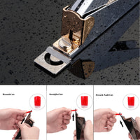 BEZOX False Nail Tip Clipper Cutter Trimmer Manicure Pedicure Nail Art Tool/Acrylic Nail Tips Edge Cutter - Stainless Steel