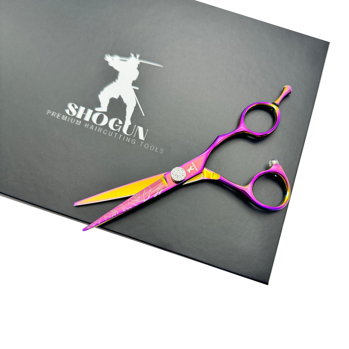 Shogun Rosa Japanese 440C Steel Hairdressing Scissors - Professional Barber Salon Shear for Hairdressers, Barbers, and Salon Use