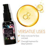 Oil works Oil Works Face Serum with 20% Vitamin E, Organic Jojoba Oil and Frankincense - Moisture locking. Anti Ageing Handmade Face Oil for a Healthy Glow - Paraben, Synthetics-free Facial Oil