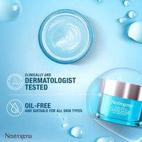 Neutrogena Hydro Boost Day and Night Hydration Regime Set for Dry Skin, Water Gel Moisturiser and Sleeping Cream, Purified With Hyaluronic Acid, Developed with Dermatologists, 25 ml (Pack of 2)