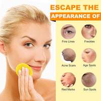 ALLILUYAA 50Pcs Turmeric Kojic Acid Pads,Turmeric Kojic Acid Cleansing Pads, Face Turmeric & Kojic Acid Pads, Turmeric Cleansing Pads for Dark Spots, Turmeric Pads Infused Foaming Exfoliating Pads