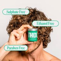 THIX Caffeine Styling Paste | Featured in GQ Magazine for Thicker, Fuller Hair | Stimulates Hair Growth with Proteins & Vitamins - 100ml