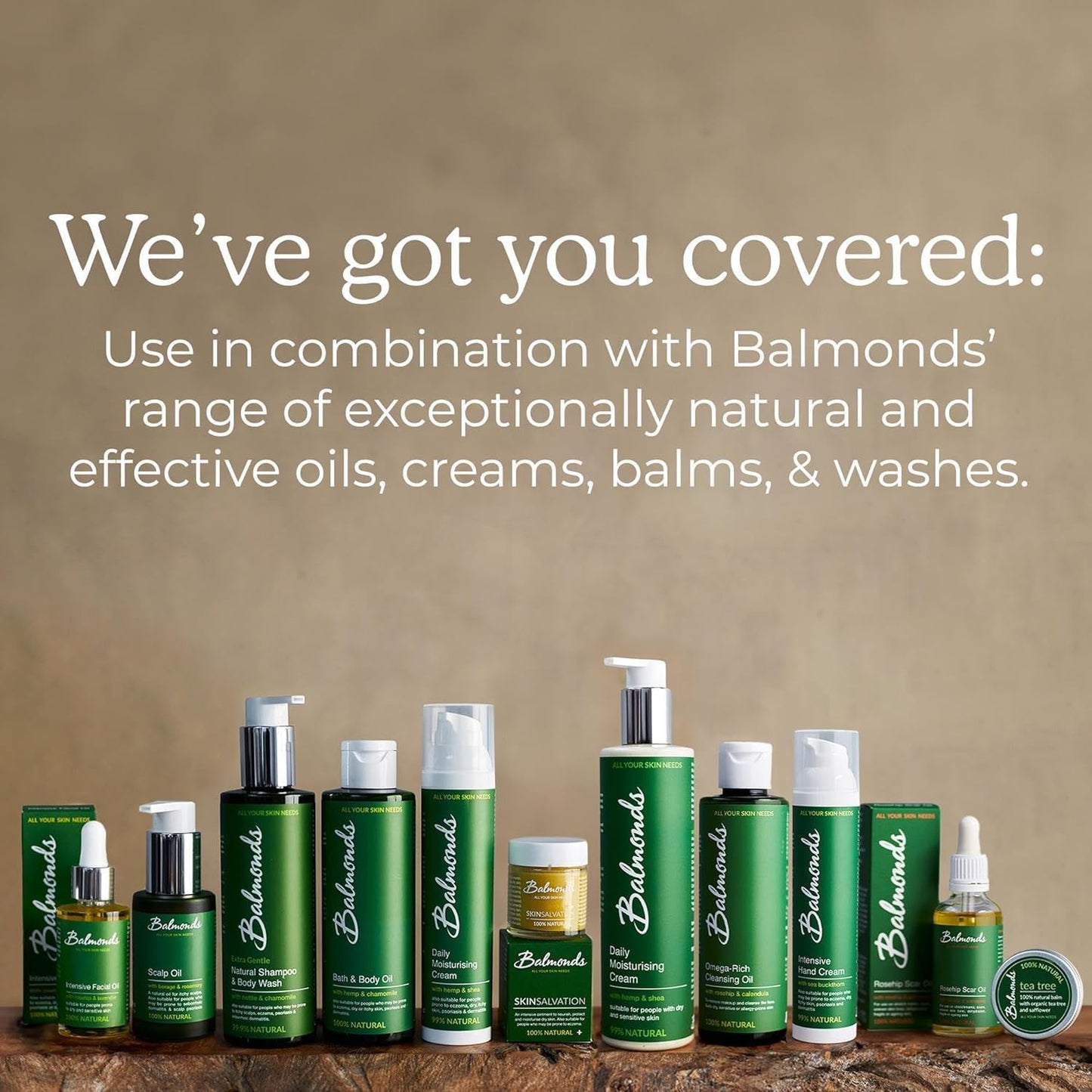 Balmonds Rosehip Scar Oil 50ml - 100% Natural Blend of Nourishing Oils - Helps Improve The Appearance of Scars, Uneven Skin Tone, Acne Scars & Stretch Marks - Hydrate, Nourish and Moisturise