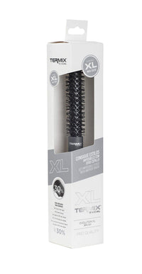 Termix Evolution XL Round Hairbrush Ø 17 mm, 3cm longer- Hairbrush with ionized fibers and a 25% extra surface for faster drying