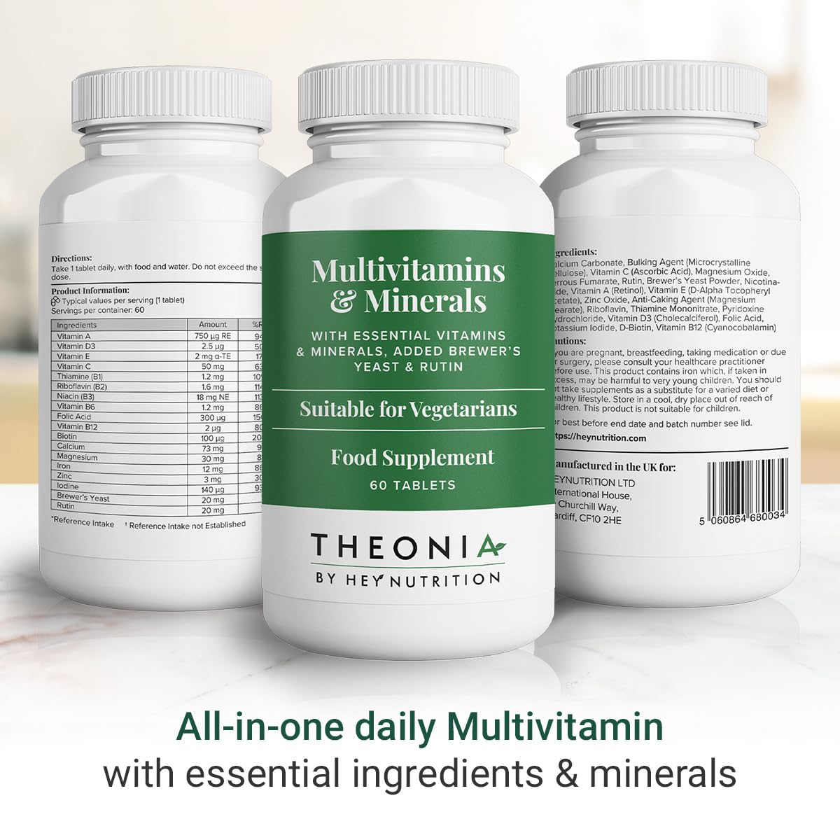 Theonia Advanced Multivitamin with Essential Nutrients