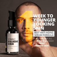 VITALITYVITS Vitamin C & E Serum With Hyaluronic Acid & Avocado Oil - Anti-Ageing & Wrinkle 30ml Pump