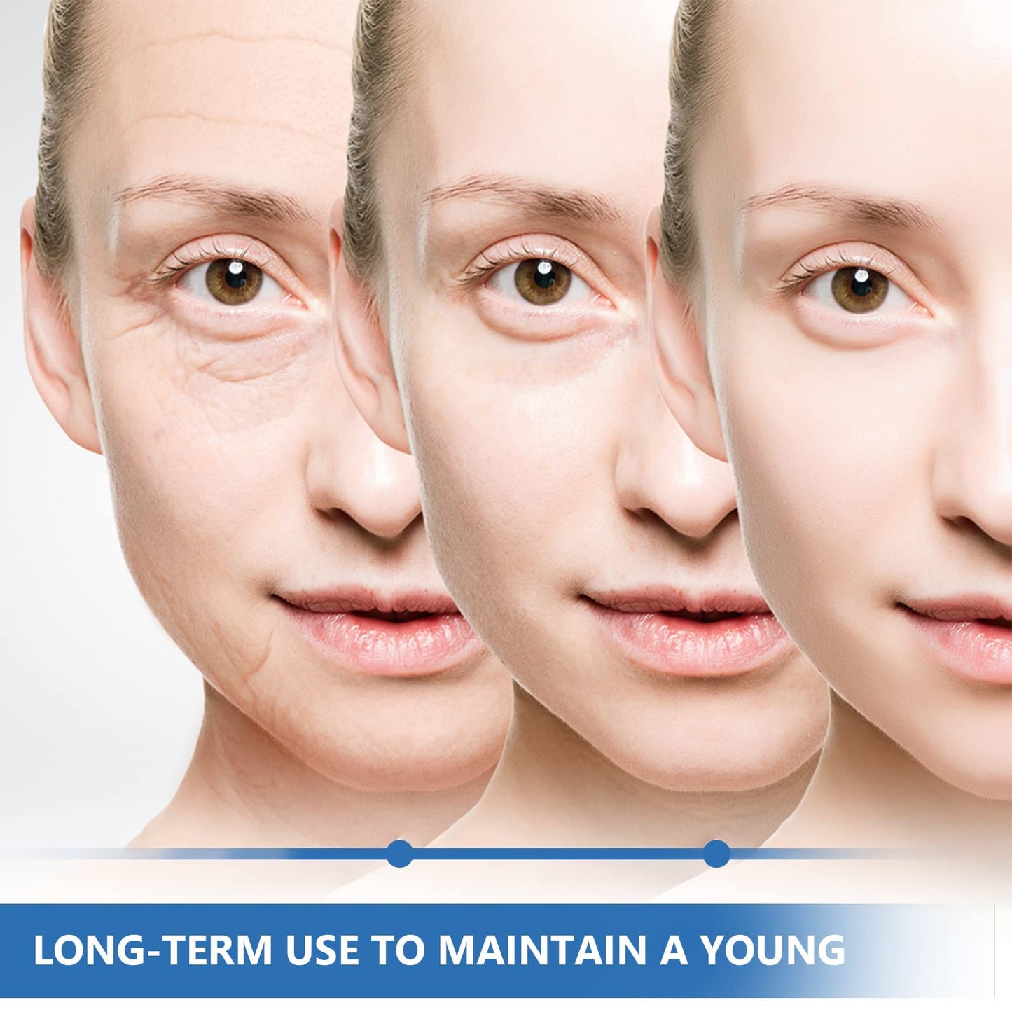 Sfuchin Facial Patches - Wrinkle Patch - Wrinkle Tape - Face Lifting Tape - Non-invasive wrinkle remover - Multifunctional High Elasticity Wrinkle Forehead Eyes Face Neck Lips Wrinkle Treatment - 2.5CM*1000CM