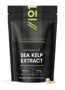 ALPHA01 Sea Kelp Extract 2520mg Tablets - 500μg Natural Iodine - 180 Vegan Tablets (6 Months Supply) - High Strength 30:1 Ascophyllum Nodosum Extract - Resealable and Recyclable Pouch by Alpha01