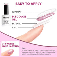 RARJSM Diamond Pink Glitter Nail Gel Polish,Glitter Gel Nail Polish,Bright Hot Pink Sparkle Nail Gel Soak off Requires Drying Under UV LED Lamp Nail Beauty Art Design Salon DIY Home 1Piece 7.5ML