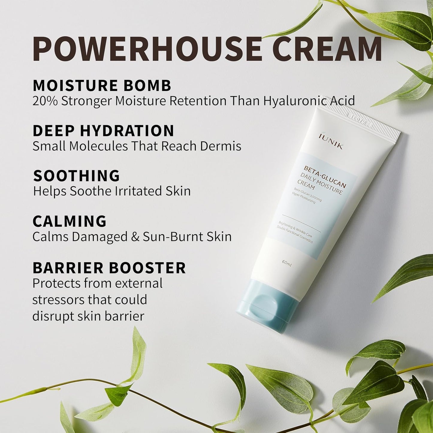 iUNIK IUNIK Beta-Glucan Daily Moisturizer Cream (60 ml)