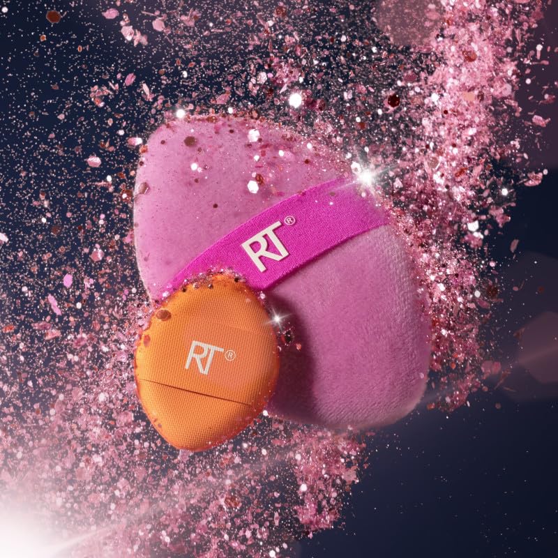 REAL TECHNIQUES Real Techniques Miracle 2-In-1 Powder Puff & Mini Concealer Puff, 2 Piece Limited Edition Gift Set
