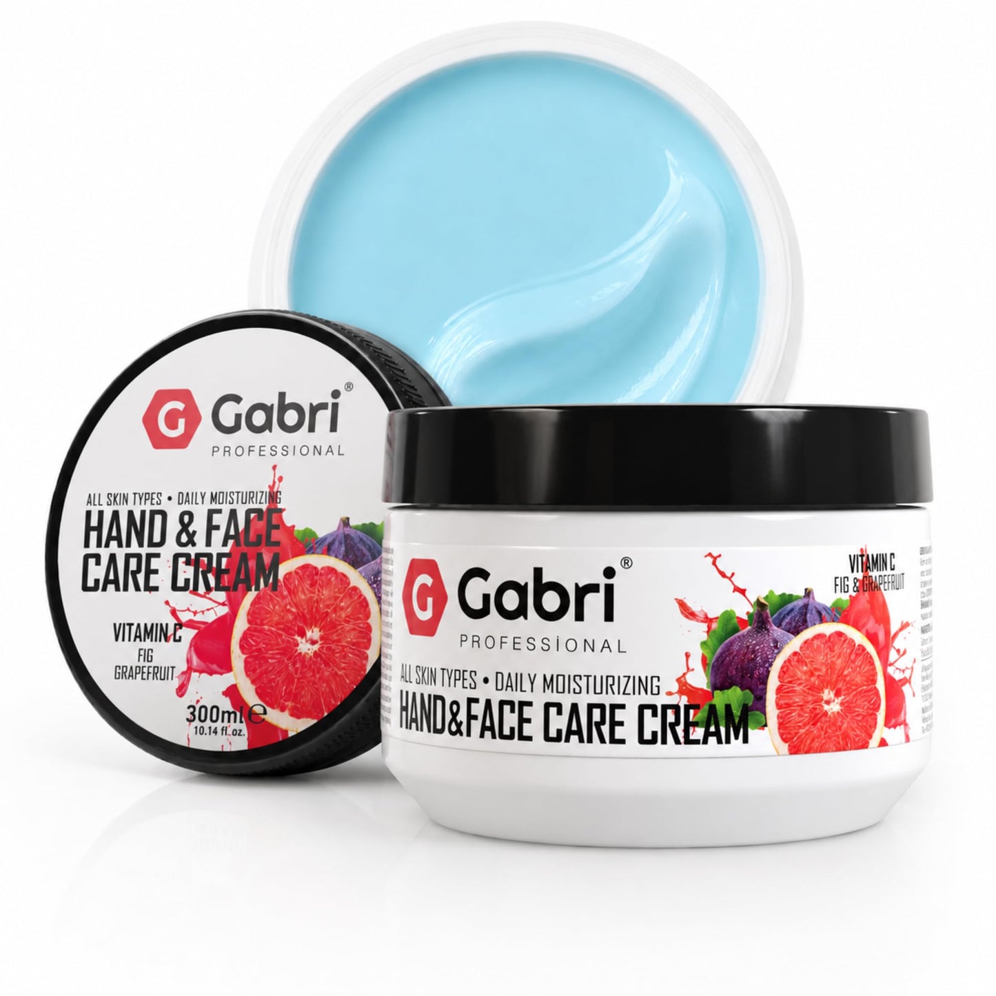 G Gabri Gabri Hand & Face Care Cream 2in1 300ml | Instantly Boosts Moisture Levels, Creates a Protective Layer & Prevents Moisture Loss | Daily Moisturising for All Skin Types