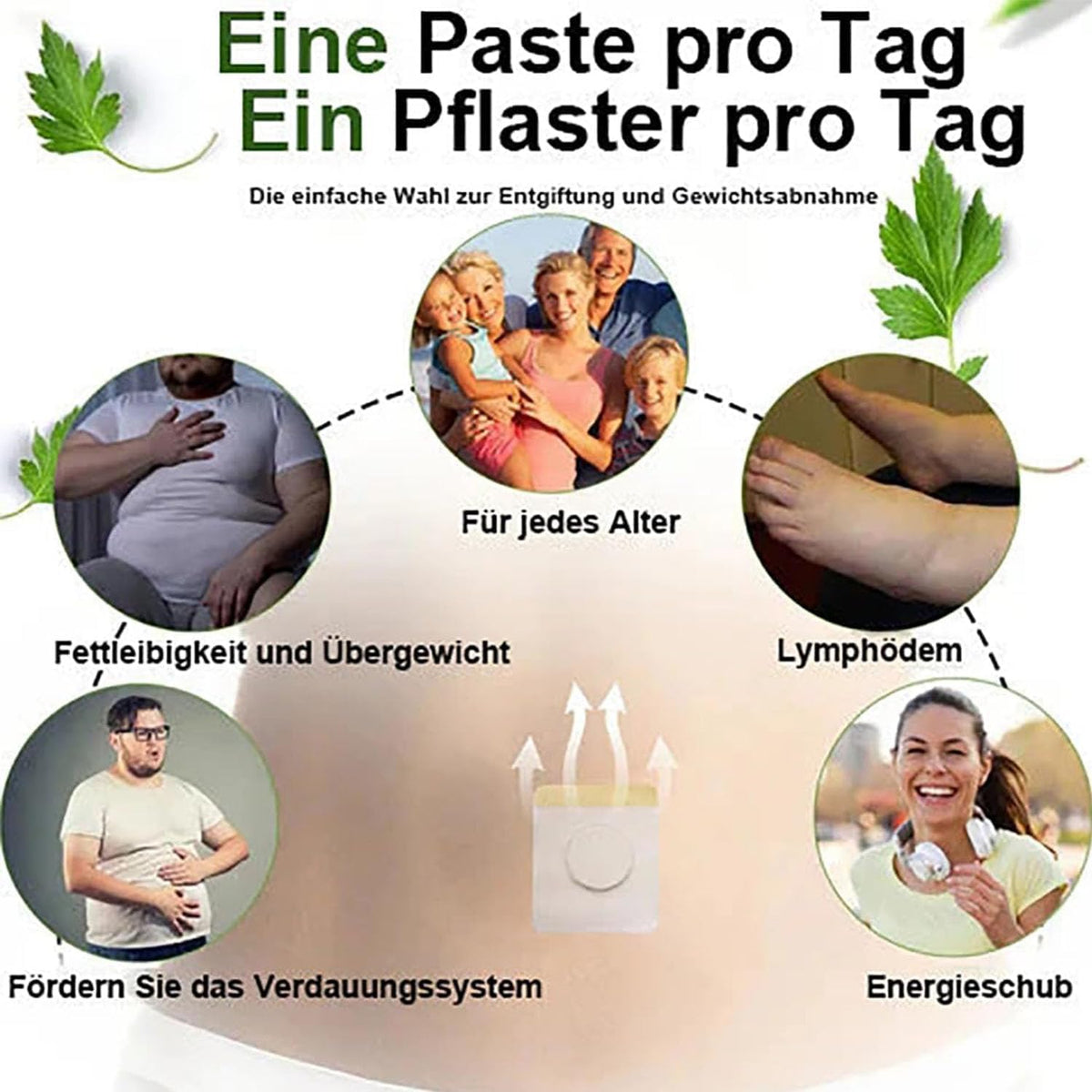 JILGEIER 2Box Todahof Bee Venom Patch, Bostore Bee Venom Lymphatic Drainage Patch, Bee Venom Patch, Curves Body Shaping for Women and Men (2Box*7Pcs)