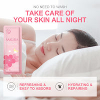 INSKIN Sakura Skin Care Sets & Kits, Girlsfriend Gifts, Pamper Gifts for Women with Serum,Cream,Sleep Mask,Eye Mask- Pamper Set for Teen,Girls,Women,Mom | Birthday, Travel Skincare Set（14PCS）