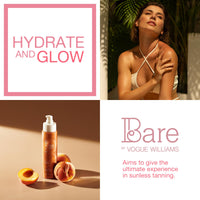 LUNA BY LISA JORDAN Bare by Vogue Golden Shimmer Dry Oil - Moisturise and Hydrate your Skin with Gorgeous Sparkle - Lightweight & Quick-Drying Face & Body Shimmer Oil, 150ml