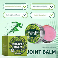 ISBEAUSOLS Miracle Balm -Joint & Muscle Pain Relief Cream -Arnica Cream Leg Rescue Balm -Post-Workout Body Moisturiser for Knee/Shoulder -Soothing Joint Relief Gel with Natural Ingredients -You Feel Relaxed