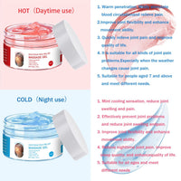 OXGPAL Joint Care Gel for Joint Activities,Soothing Pain Relief Massage Gel,Muscle Recovery Cream,with Deep Penetrating Formula,Long-Lasting Soothing Effect, for Joint Pain Throughout The Body(2PCS/HOT+Cold)