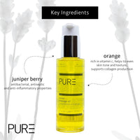 Revive Body Oil from PURE Spa Skincare 100ml - Juniper Berry and Orange Aromatic Vegan Massage Oil