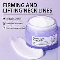 SEMECOMER Neck Firming Cream & Tighten and Lift Neck Cream – Tighten, Lift & Repair Crepey Skin, Anti-Aging Formula for Smooth Necks, Chest & Collarbone, 50ml