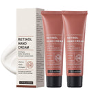 DMQ 2PCS Retinol Hand Cream, Firming Anti-Aging Hand Lotion with Collagen, Relief Intense Moisture Hand Cream, Retinol Moisturizer for Aging & Dry Cracked Hands, Care & Protects Skin, Nails & Cuticles