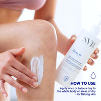 SVR XERIAL 10 Ultra-Rich 48hr Body Lotion, 10% Pure Urea, Panthenol and Shea Butter Moisturiser for Flaky, Scaly, Ashy, Extremely Dry, Psoriasis-Prone Skin, 400ml