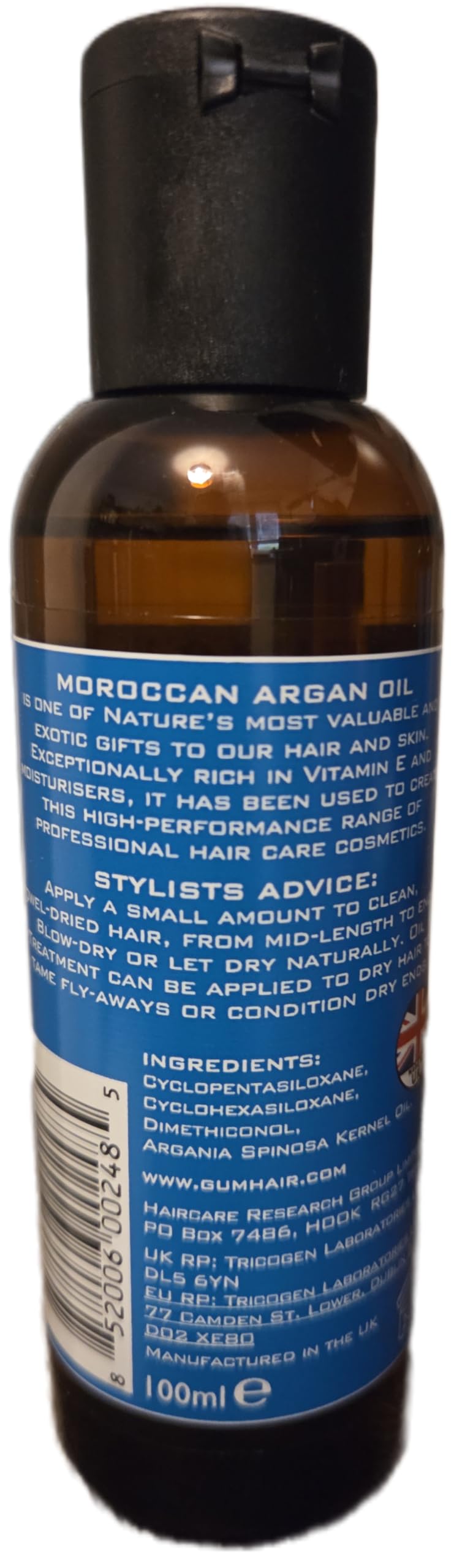 HAIRGUM Gum Hair Moroccan Argan Oil Treatment Oil 100ml