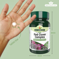 Natures Aid Red Clover Complex – with Isoflavones, Sage, Ginseng & Liquorice – Supports Women’s Health, Hormonal Balance & Menstrual Comfort – Vegan, Gluten-Free, Non-GMO Supplement - 60 Tablets