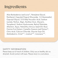 Satin Naturel Vitamin C Serum 100 ml – Anti-Age Face Serum with Retinol, Hyaluronic Acid & Organic Aloe Vera – For Dark Spots & Wrinkles – For Radiant Skin – Vegan & Natural Cosmetics