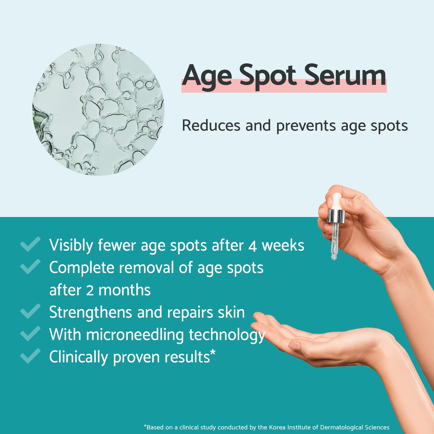 Remescar Age Spot Serum 30ml - Dark Spot Correcting Serum - Clinically Proven Age Spot Remover with Bakuchiol, Tranexamic Acid and Anti-Melanogenic Sugars - Hyperpigmentation Cream