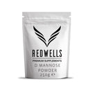 REDWELLS 250g Pure D-Mannose Powder for Cystitis & Urinary Tract Infections GMO Free Vegan