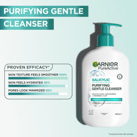 Garnier Pure Active Salicylic Purifying Gentle Face Cleanser, 250ml