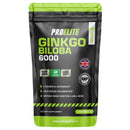Ginkgo Biloba 6000mg 180 High Strength Vegan Tablets - Ginkgo Biloba Leaf 50:1 Extract | Gluten Free, GMO Free - Made in UK by PROELITE