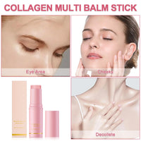 Samkeen Wrinkle Multi Balm Stick, Collagen Balm Stick, Pure Collagen Wand, Anti Wrinkle Hydrating Boosting Wand Skincare, Fine Lines, Wrinkles Moisturizer (2pcs)
