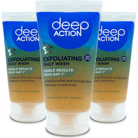 Generic Exfoliating Face Wash with Salicylic Acid (Pack of 3) - Visible Results from Day 1 | Purifies & Unclogs Pores, Reduces Oil & Shine | Cruelty Free & Dermatologically Approved