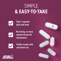 Applied Nutrition Collagen + Coconut Capsules – Marine Collagen with Vitamin C & Coconut Oil – Hair,Skin & Nails Support – Joint & Connective Tissue Health –Halal Certified –180 Capsules (90 Servings)